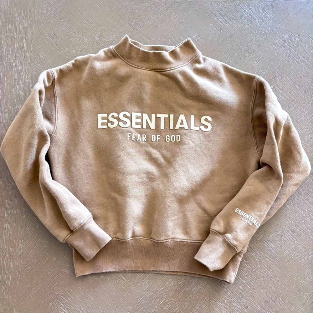 Essentials Fear Of God Kids Sz 6/7 Sweatshirt EUC